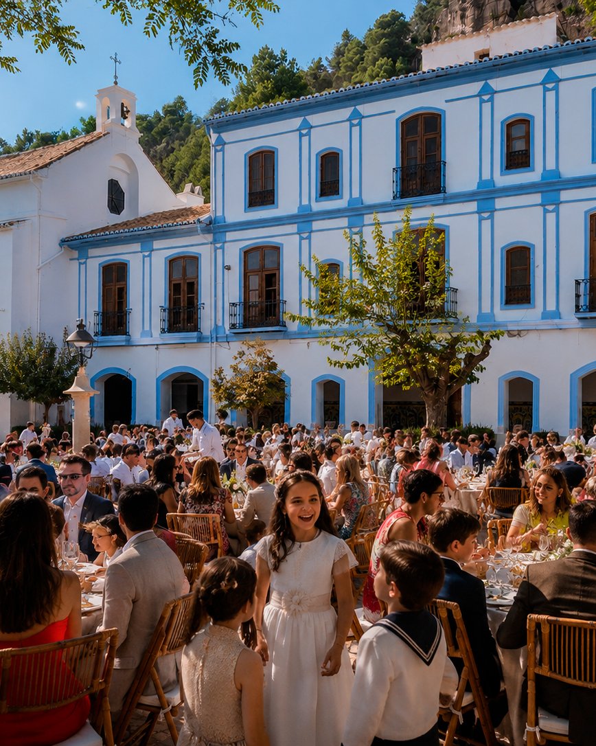 Comunión en Monasterio del Remedio - Chelva - Valencia